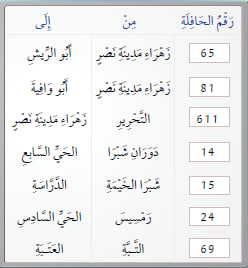 خُطُوطُ الحَافِلاتِ